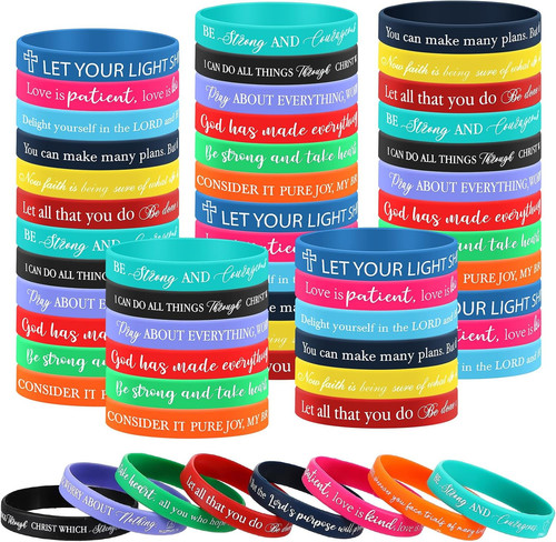 Pcs bible bracelets - 48,