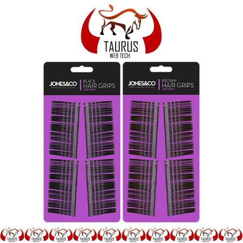 200x hair grips - 200x, clips