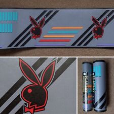 X2 80s Vintage CROWN Wallpaper BORDER Rolls 90s PLAYBOY BUNNY retro geometric