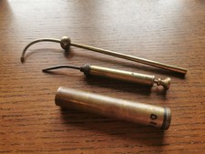 Brass Miniature Steam Engine Oilers, Used, Vintage Engineering Tools #O984