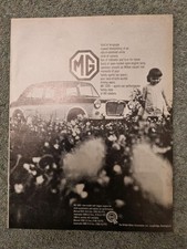 MG 1300 SALOON ADVERT MOTORSPORT  FEBRUARY 1968