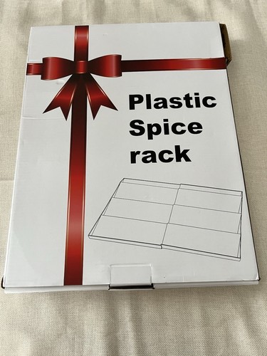 Plastic spice rack drawer - spice,