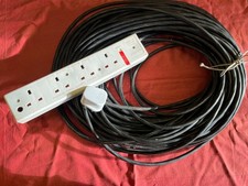 47 Metre Standard 4 Way 13 Amp UK Mains 4 Socket Extension Lead Extra Long