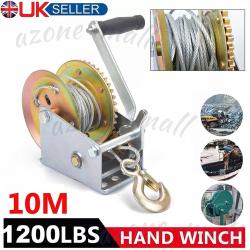 Manual hand winch - manual, 1200lb