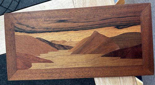 Handmade marquetry panel - handmade,