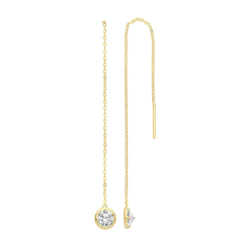 Drop earrings 9ct yellow - 9ct,