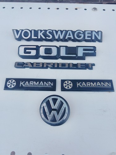 Golf mk1 cabriolet - , badge