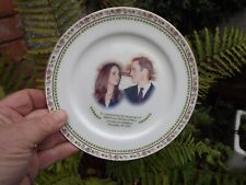 Engagement of Prince William & Catherine Royal Doulton portrait Plate