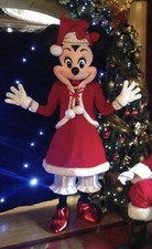 Christmas Minnie Mouse Mascot Hire 