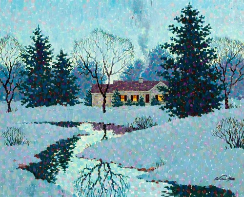 Arthur sarnoff winter scene - arthur,