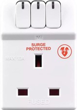Masterplug mswg3 three socket - masterplug,