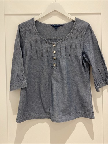Boden women cotton - cotton, blue