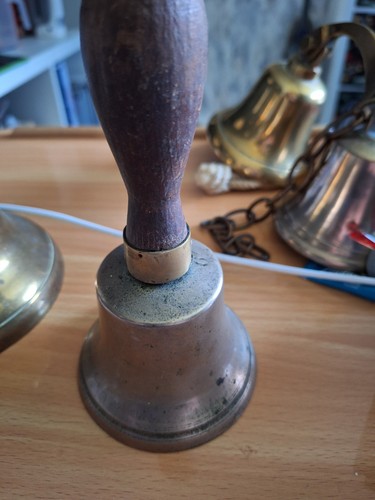 Vintage brass hand - , school