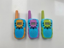 3x Walkie Talkies for Kids, Long Range - 3-12yrs