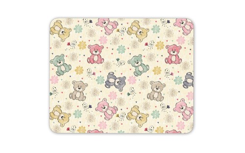 Cute teddy bears mouse - teddy, mat