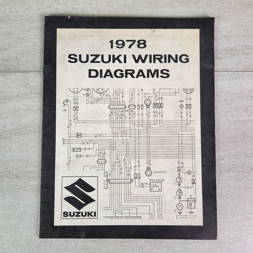1978 suzuki motorcycle wiring - suzuki,