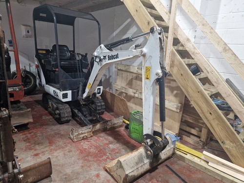 Mini digger with - digger,