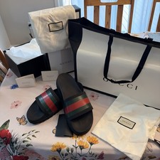 Gucci Mens Sandals Slides Size