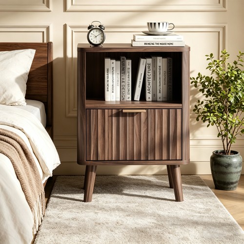 Bedside table with - 1, drawer