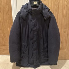 Paul & Shark Yatching, Blue, Genuine Down Feather Padded Coat, Size M