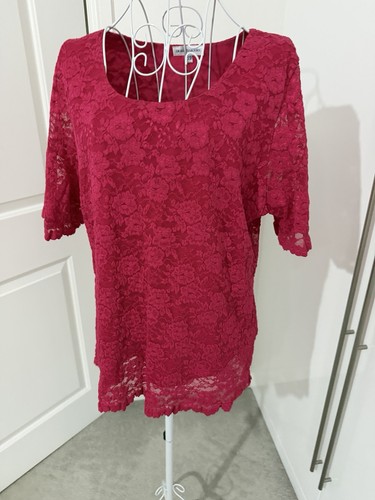 Gray osbourn pink top size - osbourn,