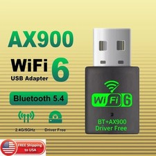 USB WiFi-6 900Mbps 2 in 1