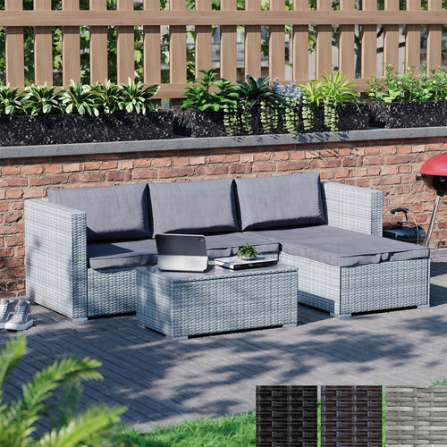 Rattan garden furniture - rattan, 4