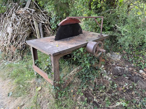 Vintage cast iron - , bench