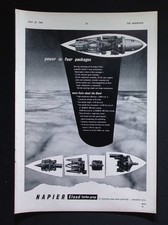 Original 1955 Advert Napier