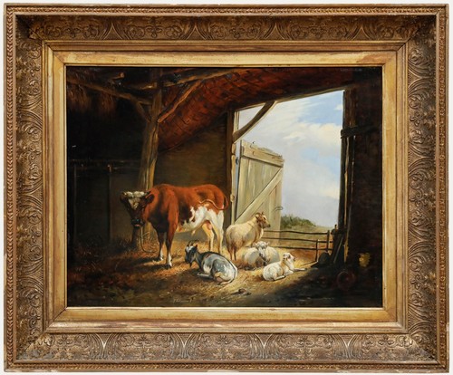 Mid 19th century oil in - century,