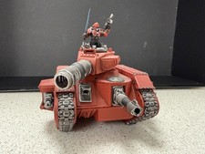 Games workshop Warhammer 40k Leman Russ tank, painted and converted
