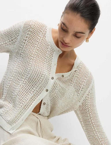 Womens cotton crew long - cotton,