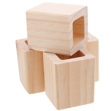 4 Pcs Wood Furniture Risers