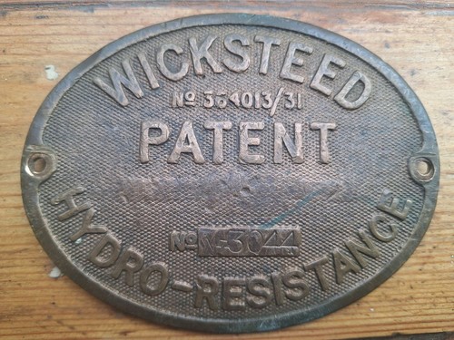 Vintage cast brass - vintage, name