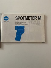 Minolta Spotmeter M & Auto Meter IV F instructions