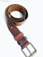 Vintage Mens Leather Belt 42"