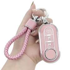 Car Key Case Cover Keyring for