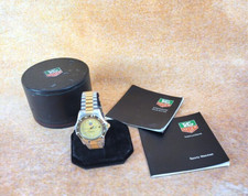 WATCH - TAG HEUER 2000  PROFESSIONAL 18k G P  & STEEL  SPORT. 1990's, Nice