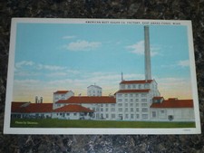 EAST GRAND FORKS, MN Minnesota  AMERICAN BEET SUGAR CO FACTORY  c1940's Postcard