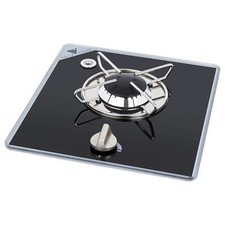 NAVY LOAD SINGLE BURNER HOB BUILT IN GLASS CAMPERVAN CARAVAN COOKER STOVE GAS