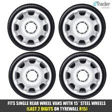 15" Volkswagen Golf Hubcaps