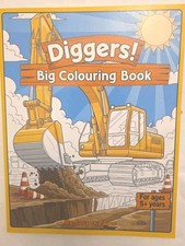 Diggers Big Colouring Book