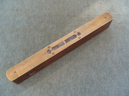Mahogany spirit level by j - level,