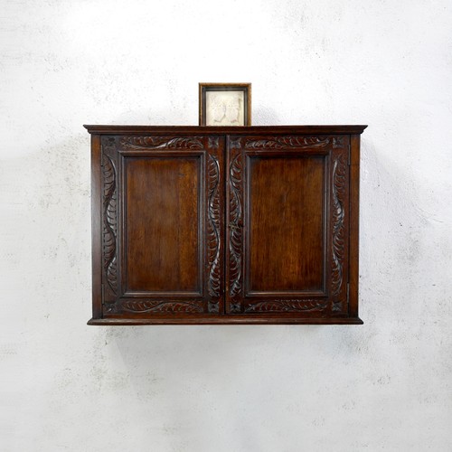 Antique tabletop wall dark oak - antique,