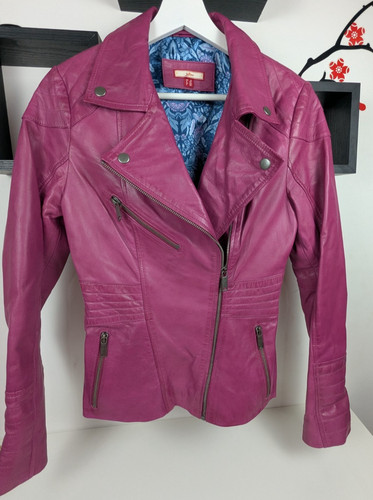 Joe browns leather biker - browns,