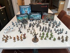 40K Warhammer ~3,000pts Eldar Aeldari Craftworlds army fully painted + Dice set