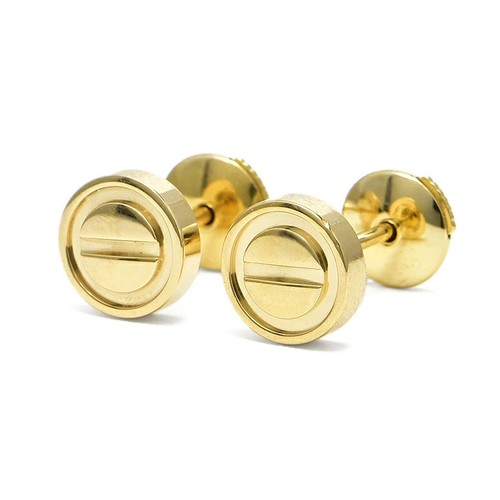 Cartier love earrings - cartier, k18