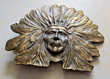 4# Vintage Metal Indian chief