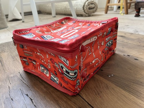Vintage oilily orange case bag - vintage,