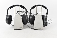 Sennheiser RS120 II Wireless RF Headphones HDR120 II + TR120 Base X 2